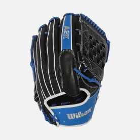 윌슨 2025 KOR A2K B2 투수 글러브 12인치 블랙/블루 WTA2K25KRB2BK2