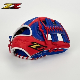 스톰 Z2 지투 리미티드 에디션 내야 야구 글러브 변형십자웹 11.75인치 블루/레드