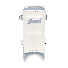 스사노 야구 풋가드 타자 정강이 보호대 화이트/스카이블루