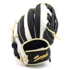 스사노 프로 엘리트 내야 야구 글러브 11.75인치 고쿠보웹 블랙/화이트/크림 SUPEI25
