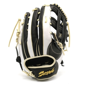 스사노 프로 엘리트 외야 야구 글러브 13인치 쌍십자웹 블랙/화이트/카멜 SUPEO2