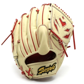스사노 프로 엘리트 투수 야구 글러브 12인치 독수리웹 카멜/레드 SUPEP2