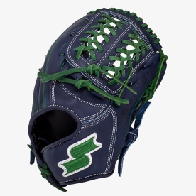 사사키 유소년 슈퍼프로 올라운드 야구 글러브 11.25인치 네이비/그린 ZY0309