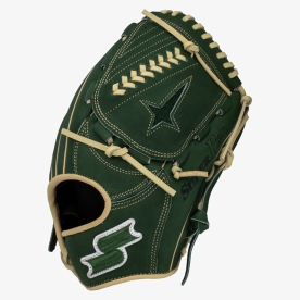 사사키 슈퍼프로 투수 올라운드 야구 글러브 12인치 그린/카멜 Z0504