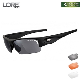티포시 로어 선글라스 매트 블랙 스모크 AC레드 클리어 1090100101