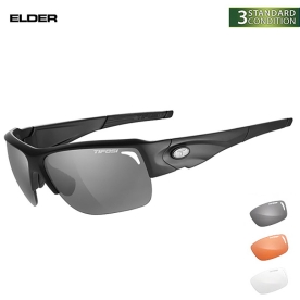 티포시 엘더 선글라스 매트 블랙 스모크 AC레드 클리어 1170100101