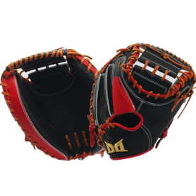 [B품] 다비드 포수 미트 야구 글러브 34인치 블랙/레드 PS CM-TF M(BK/RD)24