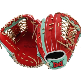 [B품] 다비드 외야 야구 글러브 13.25인치 레드/민트/카멜 IN OF-X3(RD/MT)24