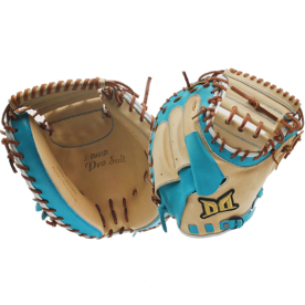 [B품] 다비드 포수 미트 야구 글러브 34.5인치 카멜/스카이블루 PS CM-WV M(BE/SB)23