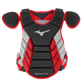 미즈노 사무라이 야구 포수 프로텍터 포수보호장비 블랙/레드 H380380 9010BR