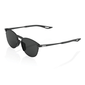 백퍼센트 100% 스포츠 선글라스 레제르 라운드 폴리쉬드 블랙 스모크 60019-00016