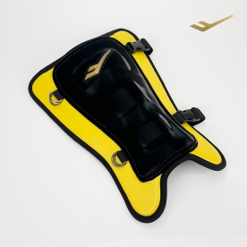 프로-스펙스 포프로 야구 숏 풋가드 보호대 블랙/옐로우