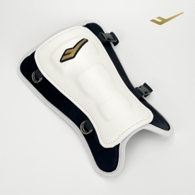 프로-스펙스 포프로 야구 숏 풋가드 보호대 화이트/블랙