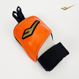 프로-스펙스 포프로 야구 손등가드 보호대 오렌지/실버