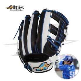 알티스 JP W.O.B 레플리카 내야 야구 글러브 김지찬 모델 11.25인치 블랙/화이트/블루 I-230