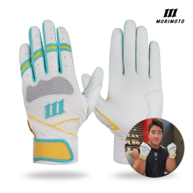 모리모토 배팅장갑 안현민 선수모델 화이트/민트/옐로우 MBTG-291
