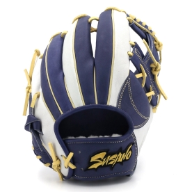 스사노 프로 엘리트 내야 야구 글러브 11.5인치 아이웹 네이비/화이트 SUPEI53