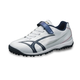 사사키 유소년 인조잔디화 터프 인조잔디 야구화 화이트/네이비 SSF5201