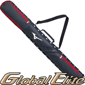 미즈노 글로벌엘리트 야구 배트 가방 2개입 네이비/레드 1FJTC91386