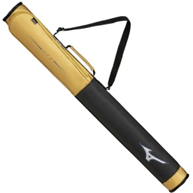 미즈노 글로벌엘리트 야구 배트 가방 1개입 블랙/골드 1FJTC60195