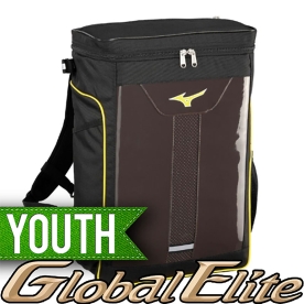 미즈노 유소년 글로벌엘리트 야구 백팩 개인 장비가방 브라운 1FJDC85255