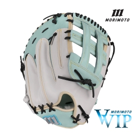 모리모토 VVIP 실버 로고 1루 미트 야구 글러브 13인치 PL-004 민트/화이트