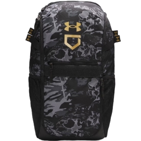언더아머 UA 유틸리티 베이스볼 BP 프린트 백팩 블랙 1369318 005