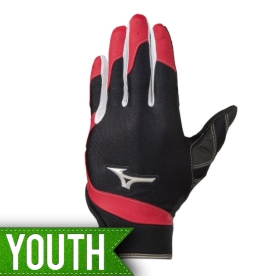 미즈노 유소년 야구 수비장갑 우투용 레드/블랙 1EJEY21062