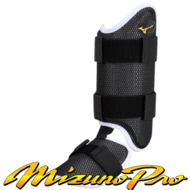 미즈노 야구 풋가드 타자 다리 보호대 경량형 블랙 1DJLG51090