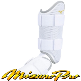 미즈노 야구 풋가드 타자 다리 보호대 경량형 화이트 1DJLG51010
