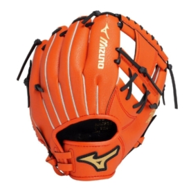 미즈노 유소년 와일드키즈 내야 야구 글러브 9인치 오렌지 1AJGY339005109
