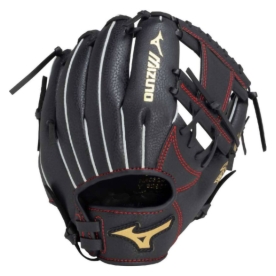 미즈노 유소년 와일드키즈 내야 야구 글러브 9인치 블랙 1AJGY3390009