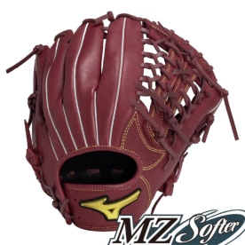 미즈노 유소년 MZ SOFTER 올라운드 야구 글러브 LL사이즈 와인 1AJGY3364083