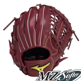 미즈노 유소년 MZ SOFTER 올라운드 야구 글러브 M사이즈 와인 1AJGY3361083