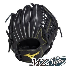 미즈노 유소년 MZ SOFTER 올라운드 야구 글러브 M사이즈 블랙 1AJGY3361009