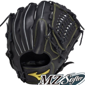 미즈노 MZ SOFTER 투수 올라운드 야구 글러브 12인치 블랙 1AJGR3380109