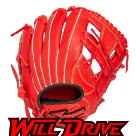 미즈노 유소년 윌드라이브레드 내야 야구 글러브 M사이즈 레드 1AJGY332207009