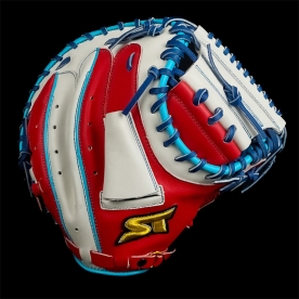스톰 운 골드라벨 포수 미트 글러브 34인치 일반형 레드/화이트