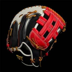 스톰 운 골드라벨 1루 미트 글러브 13인치 닭발형 레드/화이트/블랙