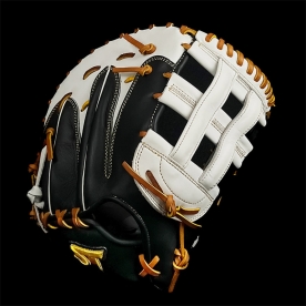 스톰 운 골드라벨 1루 미트 글러브 13인치 닭발형 화이트/블랙
