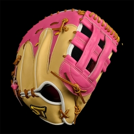 스톰 운 골드라벨 1루 미트 글러브 13인치 닭발형 핑크/카멜