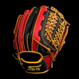 스톰 운 골드라벨 올라운드 글러브 12인치 오가사와라웹 블랙/레드/옐로우