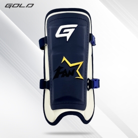 골드 G쉴드 어센틱 야구 타자 풋가드 정강이 보호대 김한별 모델 네이비/화이트