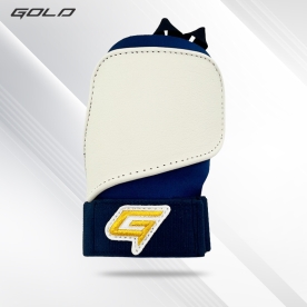 골드 G쉴드 어센틱 야구 핸드 가드 타자 손등 보호대 김한별 모델 화이트/네이비