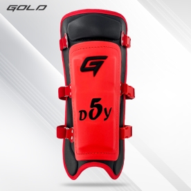 골드 G쉴드 어센틱 야구 타자 풋가드 정강이 보호대 김도영 모델 블랙/레드