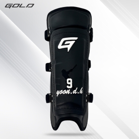 골드 G쉴드 어센틱 야구 타자 풋가드 정강이 보호대 윤도현 모델 블랙