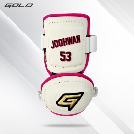골드 G쉴드 어센틱 야구 타자 암가드 팔꿈치 보호대 최주환 모델 화이트/핑크