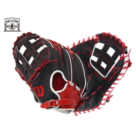 윌슨 2025 HOF A2K 1루미트 글러브 오재일 GM 레드/블랙 JI36
