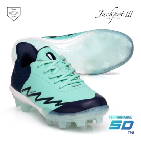 강스 스튜디오 잭팟3 TPU 야구 포인트화 포인트 야구화 민트/네이비 JPT3-T04