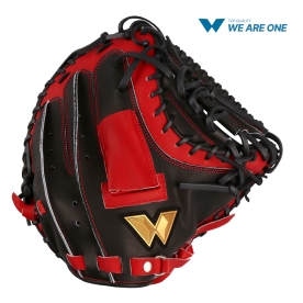 WE 위 재팬 코데라 포수 미트 글러브 33인치 블랙/레드